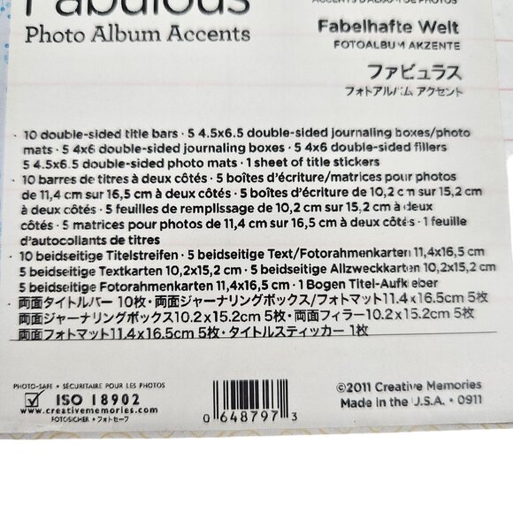 Creative Memories Fabulous Set Ribbons Paper Album Accents Flowers Buttons - Picture 5 of 9